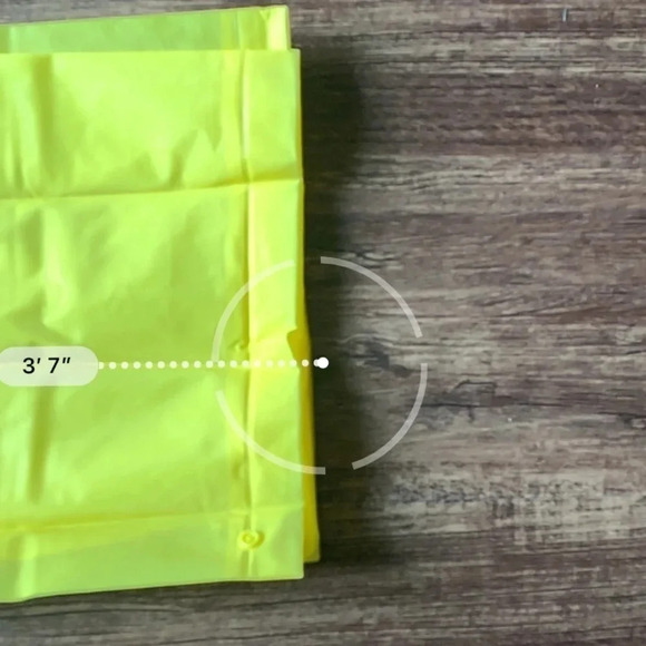 Outdoor Rain Suit Jacket & Pant Set Yellow Size Large New - Picture 9 of 9